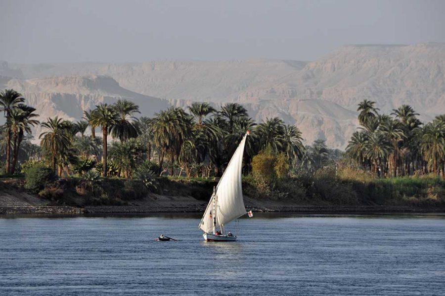 Tour of the Banana Island with a felucca experience from Luxor